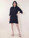 Black Denim Shirt Dress