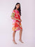Elegant Women's Fashion - Floral Square Neck Mini Dress