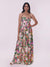 Pine Printed Maxi Dress