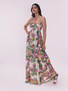 Pine Printed Maxi Dress