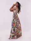 Pine Printed Maxi Dress