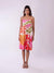 Women's Fashion - Sleeveless Floral Knee Dress