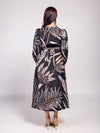 Noir Printed Maxi Dress