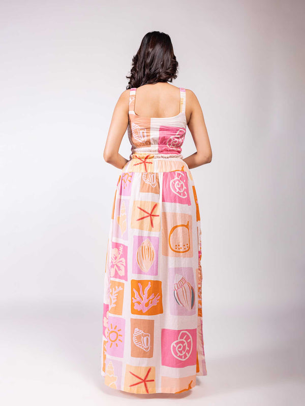 Shelly Printed Strappy Dress