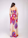 Lavender Printed Maxi Dress