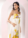 Daisy Printed Strappy Dress