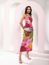 Floradise Printed Strappy Dress