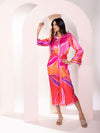 Vibranza Printed Wrap Skirt Set (Set of 2)