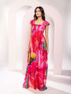 Caspia Printed Maxi Dress