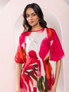 Zinnia Printed Midi Dress