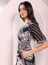 Noir Printed Jumpsuit