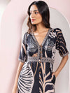 Noir Printed Jumpsuit