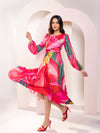 Caspia Printed Midi Dress