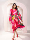 Caspia Printed Midi Dress