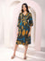 Rio Printed Cut-out Midi Dress