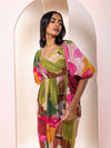 Floradise Printed Midi Dress