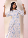 Seascape Printed Midi Dress