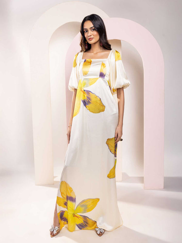Daisy Printed Maxi Dress