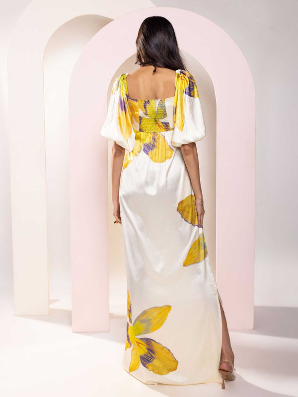 Daisy Printed Maxi Dress