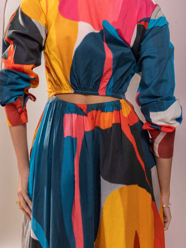 Scarlet Printed Maxi Dress