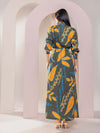 Rio Printed Maxi Shirt Dress