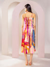 Fresco Printed Midi Dress