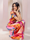 Fresco Printed One Shoulder Dress