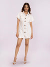 White Denim Shirt Dress