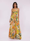 Savannah Printed Maxi Dress with floral design