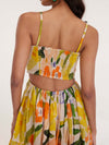 Back view of elasticated Savannah Maxi Dress