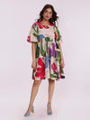 Camellia Printed Tiered Dress