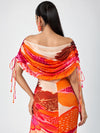 Anthea Printed Drape Skirt Set