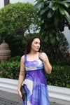 Ciel Printed Pleated Maxi Dress