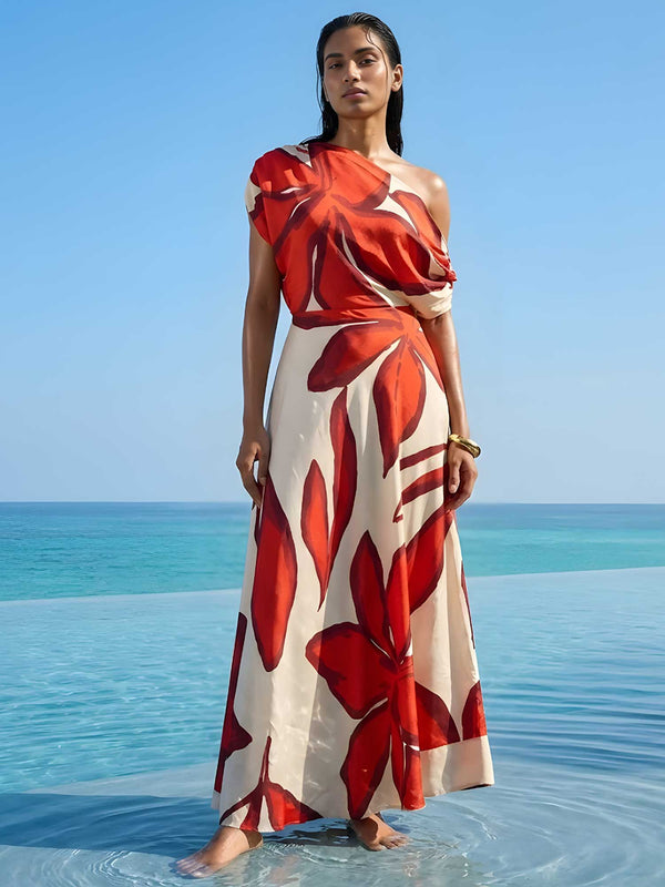 Scarlet Printed Maxi Dress
