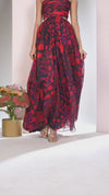 Daze Printed Strappy Maxi Dress